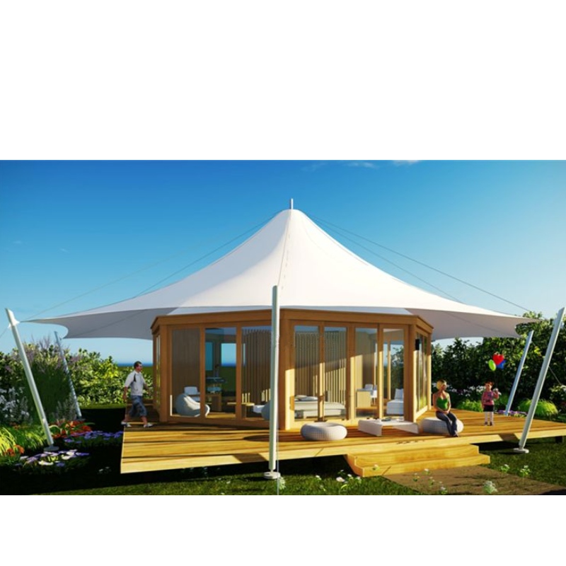 Prefab Huizen Glamping Tenten Luxe Tent Hotel Resort In Australië Met Woonkamer Slaapkamer En Badkamer