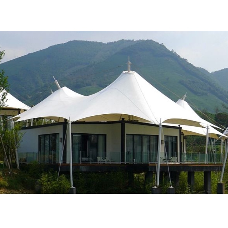 Prefab 2 Personen Huizen China Glamping Luxe Tent Hotel Tenten Resort Met Badkamer En Interieurinrichting