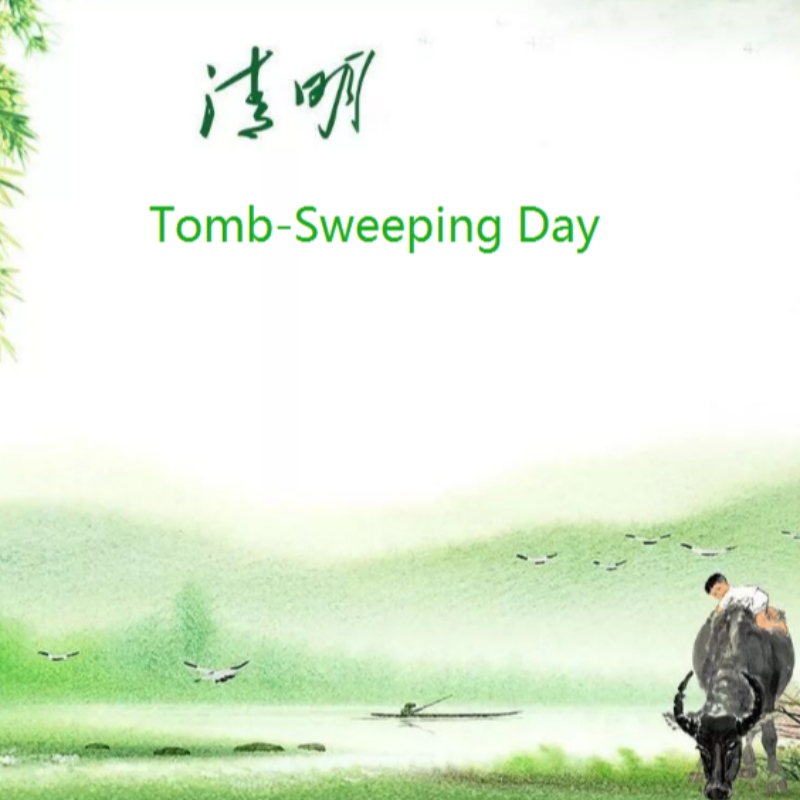 China Tomb-Sweeping Day Holiday Notice op april 2, 2020